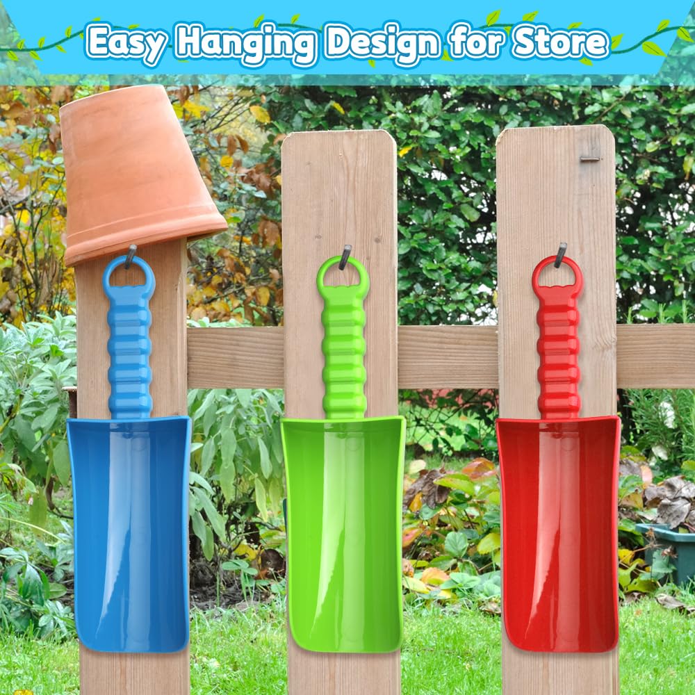 Anzmtosn 9-Inch Beach Sand Shovels Set – Anti-Slip Handles, Eco-Friendly, Indoor Outdoor Use