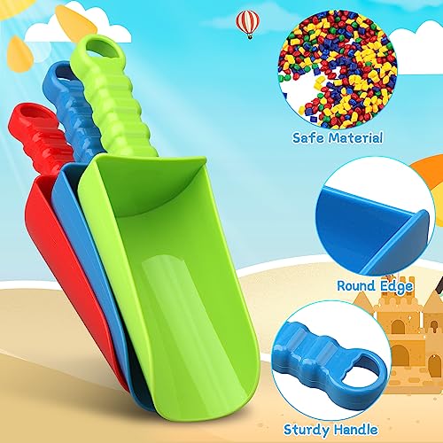 Anzmtosn 9-Inch Beach Sand Shovels Set – Anti-Slip Handles, Eco-Friendly, Indoor Outdoor Use