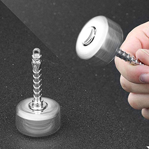 Anzmtosn Battle Hammer Fidget Spinner – Heavy Duty Metal Stress Relief Toy with R188 Bearing, Silent Spin, Gift for Kids & Adults