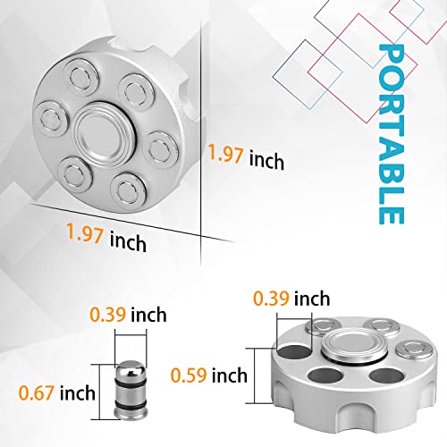 Anzmtosn Metal Fidget Spinner – Cowboy Design, Heavy Duty CNC Alloy Desk Toy for Focus and Stress Relief