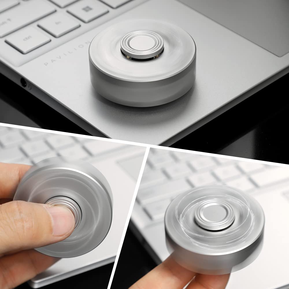Anzmtosn Metal Fidget Spinner – Cowboy Design, Heavy Duty CNC Alloy Desk Toy for Focus and Stress Relief