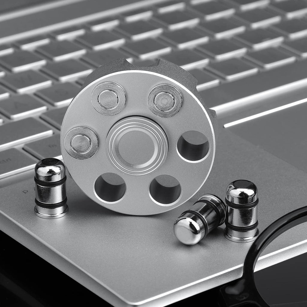 Anzmtosn Metal Fidget Spinner – Cowboy Design, Heavy Duty CNC Alloy Desk Toy for Focus and Stress Relief