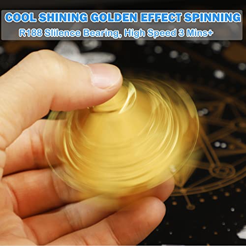 Anzmtosn Pyramid Fidget Spinner – Metal Fingertip Gyro, Desk Toy, Gift for Adults & Kids