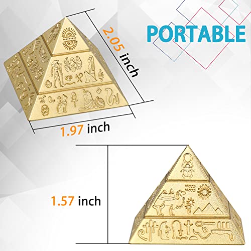 Anzmtosn Pyramid Fidget Spinner – Metal Fingertip Gyro, Desk Toy, Gift for Adults & Kids