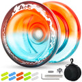 AOE Responsive Yoyo for Beginners with Dual Function Bearing – Includes Case and 10 Strings
