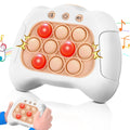 Aolgen Quick Push Game – Light Up Fast Push Bubble Game with 4 Modes, Sensory Toy for Kids 3-12 and Adults (White)