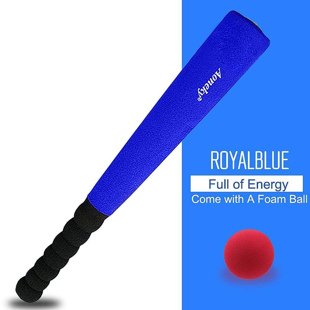 Aoneky Mini Foam Baseball Bat and Ball for Toddlers, 16.5 inches