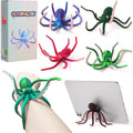 AOSTEONG Green Octopus Fidget Toy with Suction Cups – Bendable Silicone Stress Relief Desk Toy for Kids and Adults