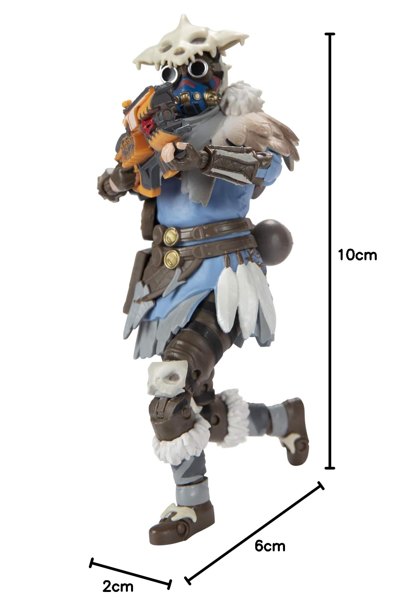 Apex Legends Bloodhound 6-Inch Action Figure with Young Blood Legendary Skin - 25 Points of Articulation, Collectible Toy for Ages 8+