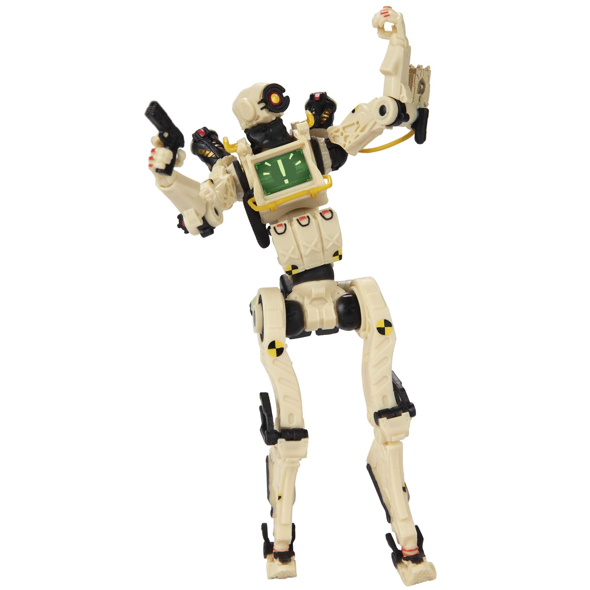Apex Legends Pathfinder Crash Test Rare Skin 6-Inch Action Figure - Highly Detailed Poseable Collectible