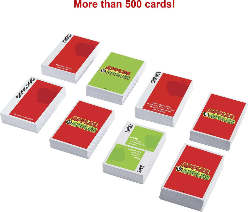 Apples to Apples by Mattel: The Comparison Party Game for 4 to 8 Players (500+ Cards)