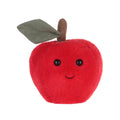 Apricot Lamb 5-Inch Stuffed Apple Plush Toy – Soft Polyester Fruit Plushie for Kids