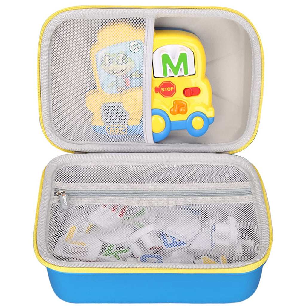Aproca Storage Case for LeapFrog Fridge Phonics Magnetic Letter Set – Blue-Yellow Zipper (Case Only)