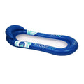 Aqua LEISURE Extra Large Inflatable Pool Float for Adults – Blue with Headrest, Cupholder and Footrest