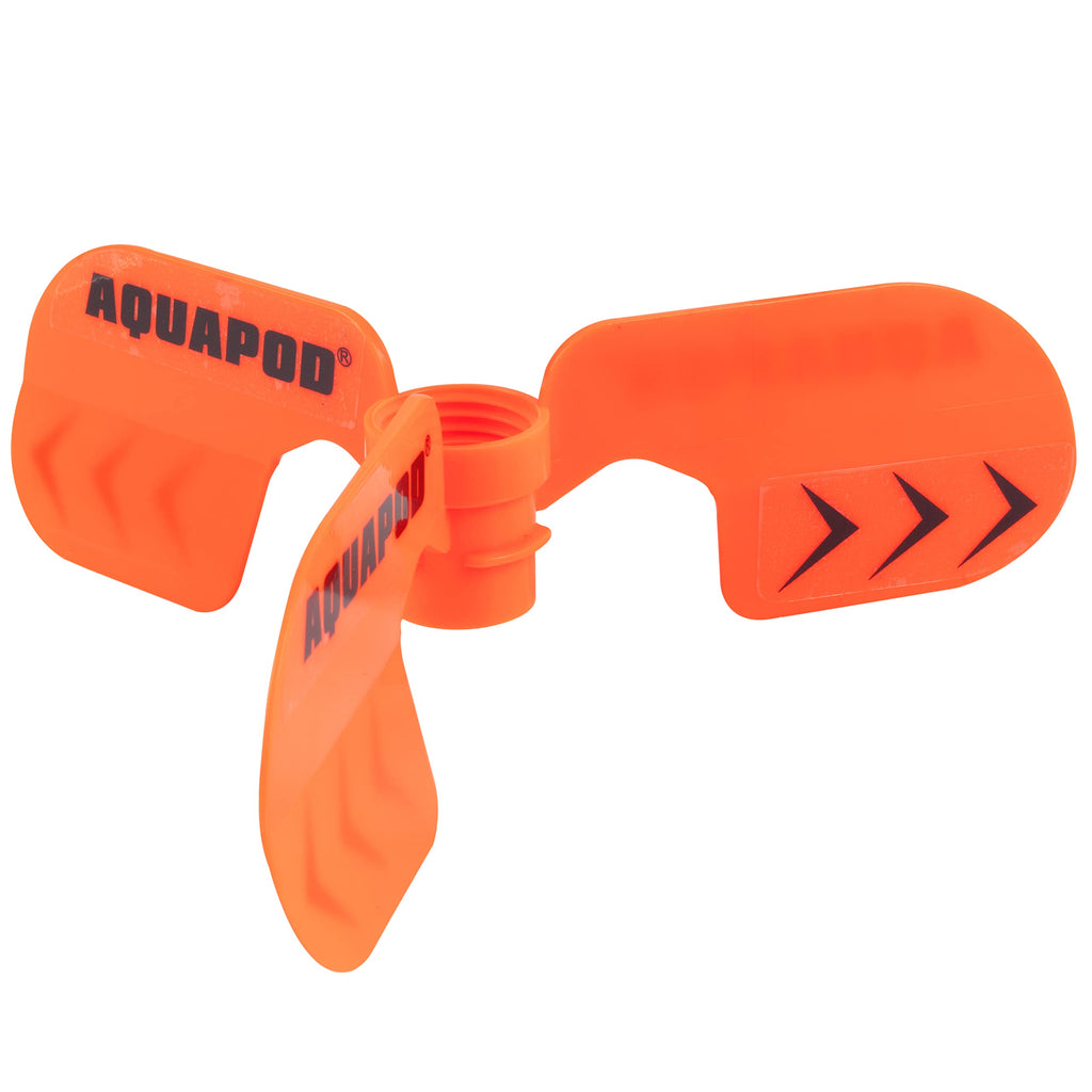 Aquapod Curved Water Rocket Fin – Screw-On Spiral Flight for 2-Liter Bottles, STEM Outdoor Toy