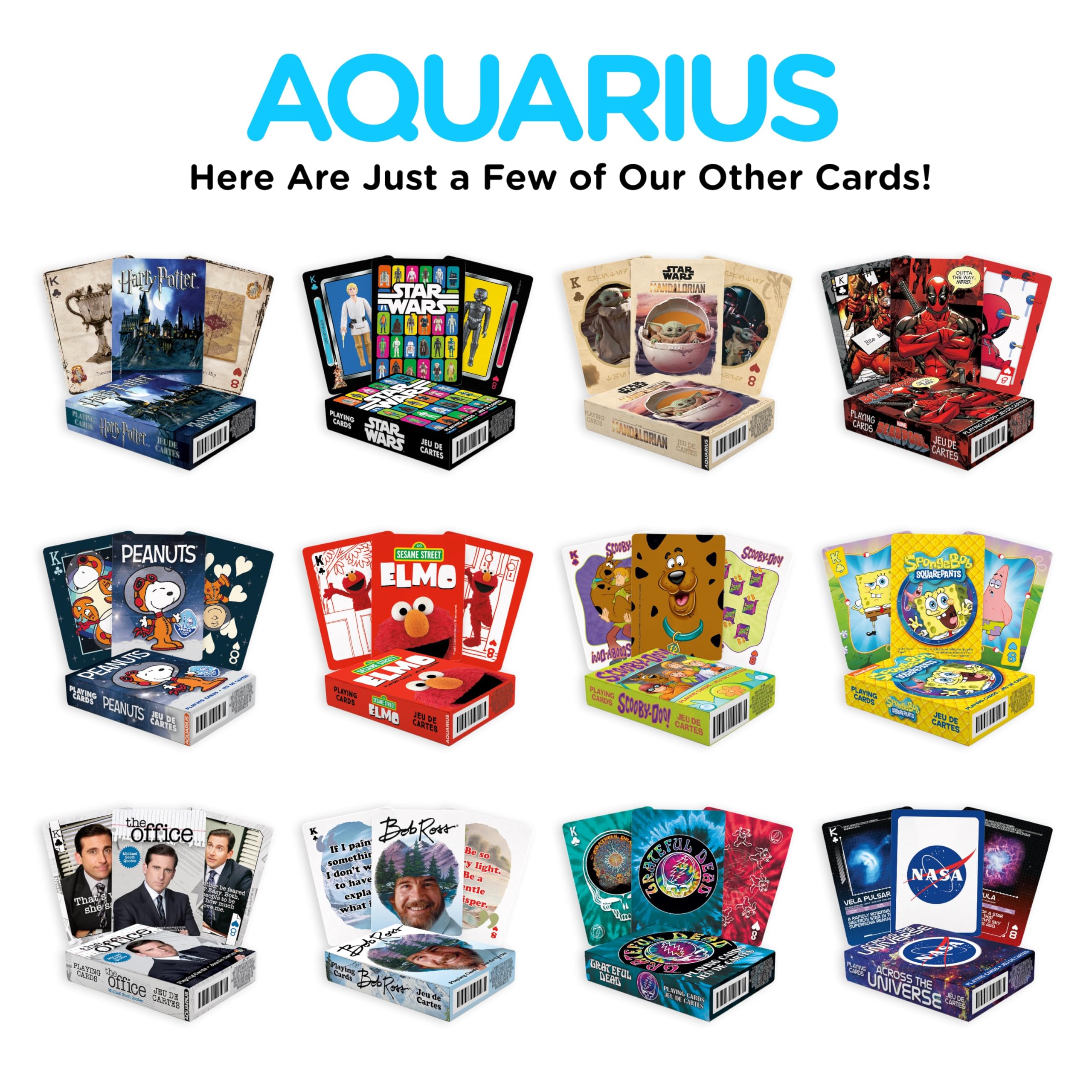 AQUARIUS Peanuts Snoopy Playing Cards – 54-Card Deck with Classic Comic Art, Poker Size Linen Finish
