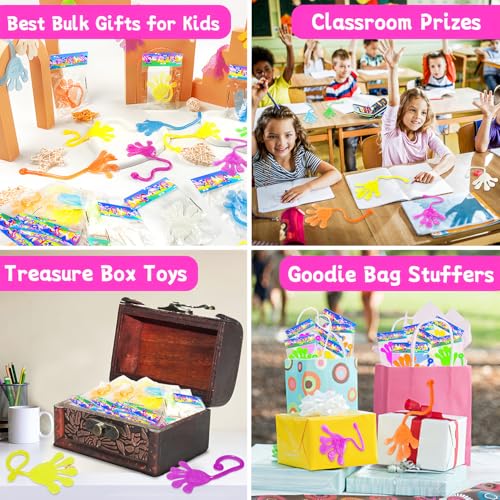 Armaytoy 28-Pack Glow in the Dark Sticky Hands – Party Favors, Piñata Fillers, Classroom Prizes