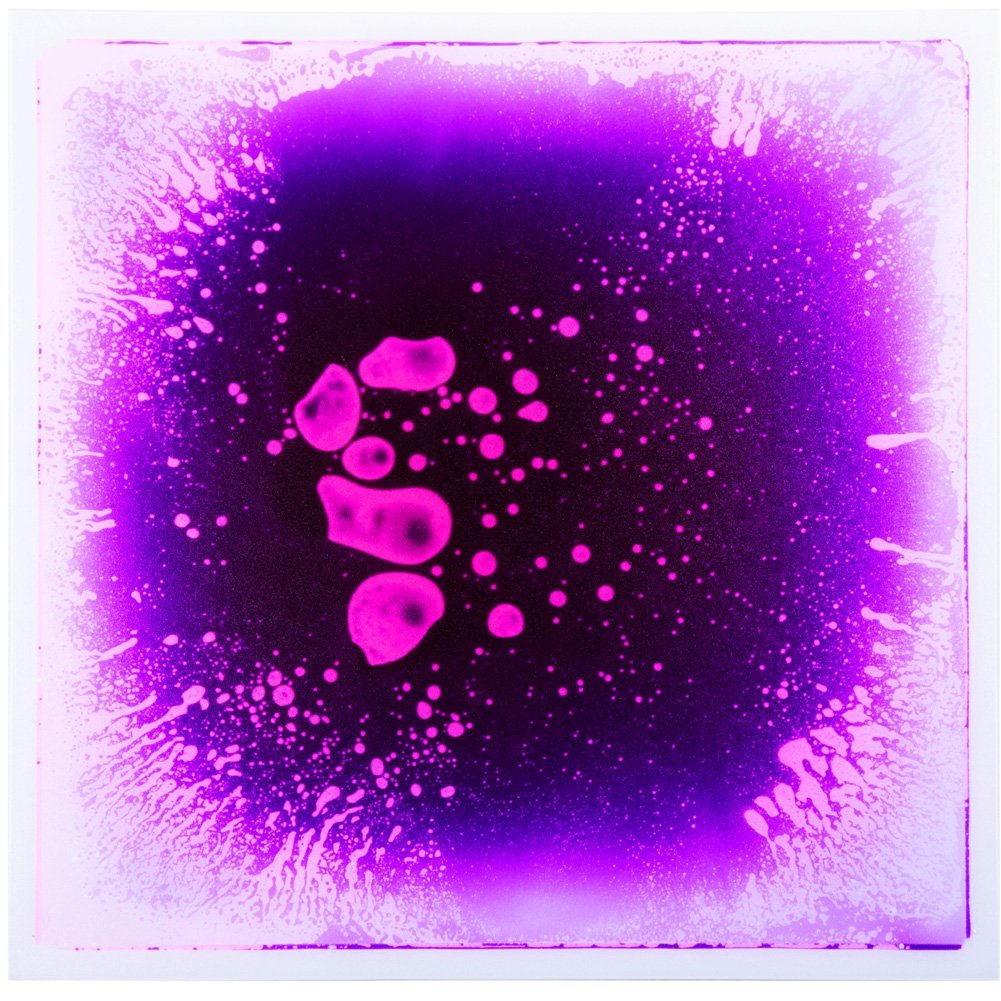 Art3d Liquid Fancy Floor Tile - Purple, 11.8" x 11.8" Single Pack