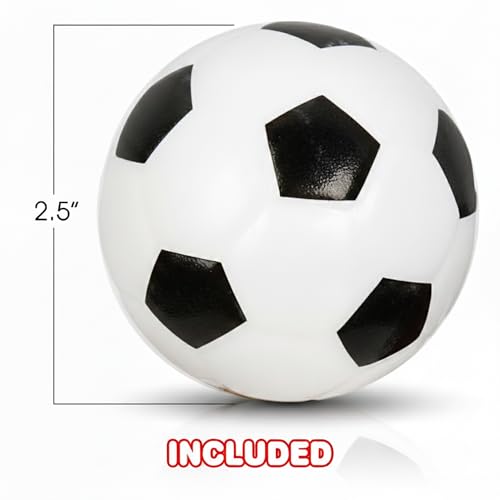 ArtCreativity Sports Stress Balls for Kids – Set of 4 Squeezable Foam Balls (Basketball, Football, Baseball, Soccer)