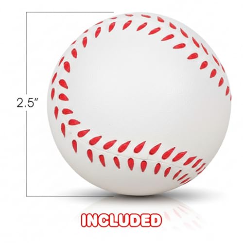 ArtCreativity Sports Stress Balls for Kids – Set of 4 Squeezable Foam Balls (Basketball, Football, Baseball, Soccer)
