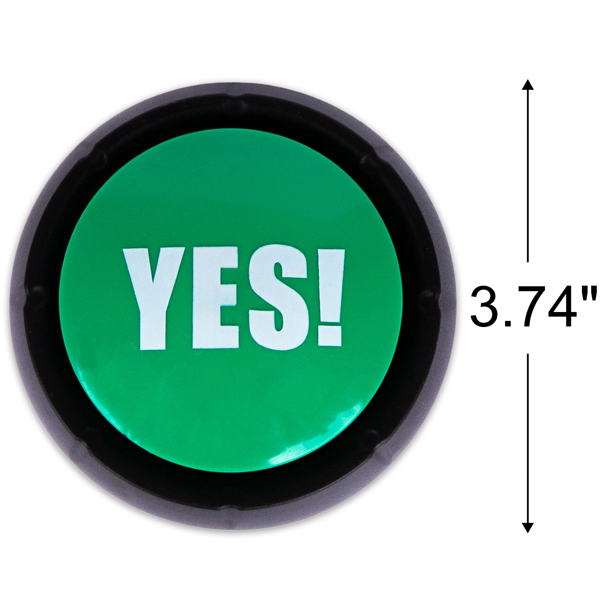 ArtCreativity Yes Button – Funny Desk Toy with 10 Sound Variations