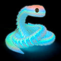 Articulated 3D Printed Snake Toy - 24 Inch Luminous Rainbow Fidget Toy by Binvin
