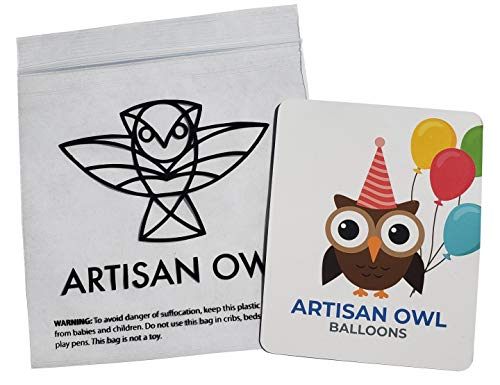 Artisan Owl Happy Birthday Colorful Train Foil Balloon – 37-Inch Reusable Party Decoration