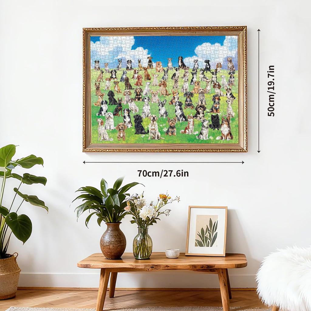 Artnedu 1000 Piece National Parks Jigsaw Puzzle – Vintage Travel Poster Art for Adults