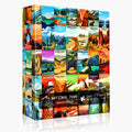 Artnedu 1000-Piece National Parks Puzzle – Yellowstone, Yosemite, Zion & More Vintage Travel Poster Art