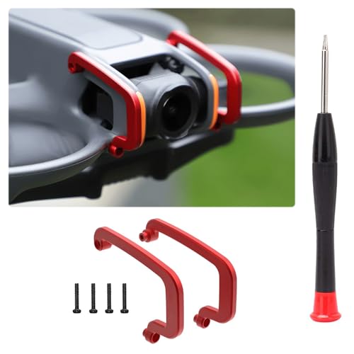 Arzroic Gimbal Guard for DJI Avata 2 – Red, Lightweight Aluminum Alloy Protector