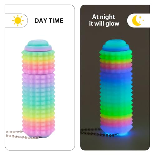 ASCAVS Little Ouchies Pro Fidget Toy - 3-in-1 Click Spinner Pain Stim with Keychain, Glow in the Dark