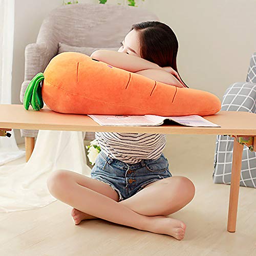 ASkinds Cartoon Carrot Plush Toy – Soft Cotton Stuffed Carrot Pillow for Kids and Girls
