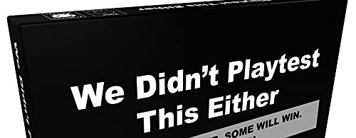 Asmadi Games We Didn't Playtest This Either – A Standalone Card Game or Expansion for 2-10 Players