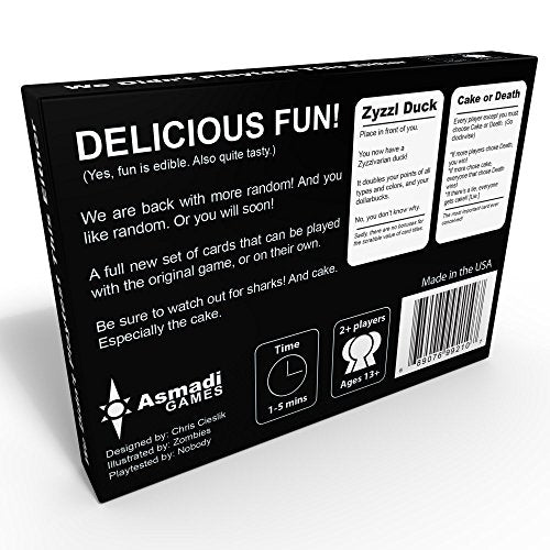 Asmadi Games We Didn't Playtest This Either – A Standalone Card Game or Expansion for 2-10 Players