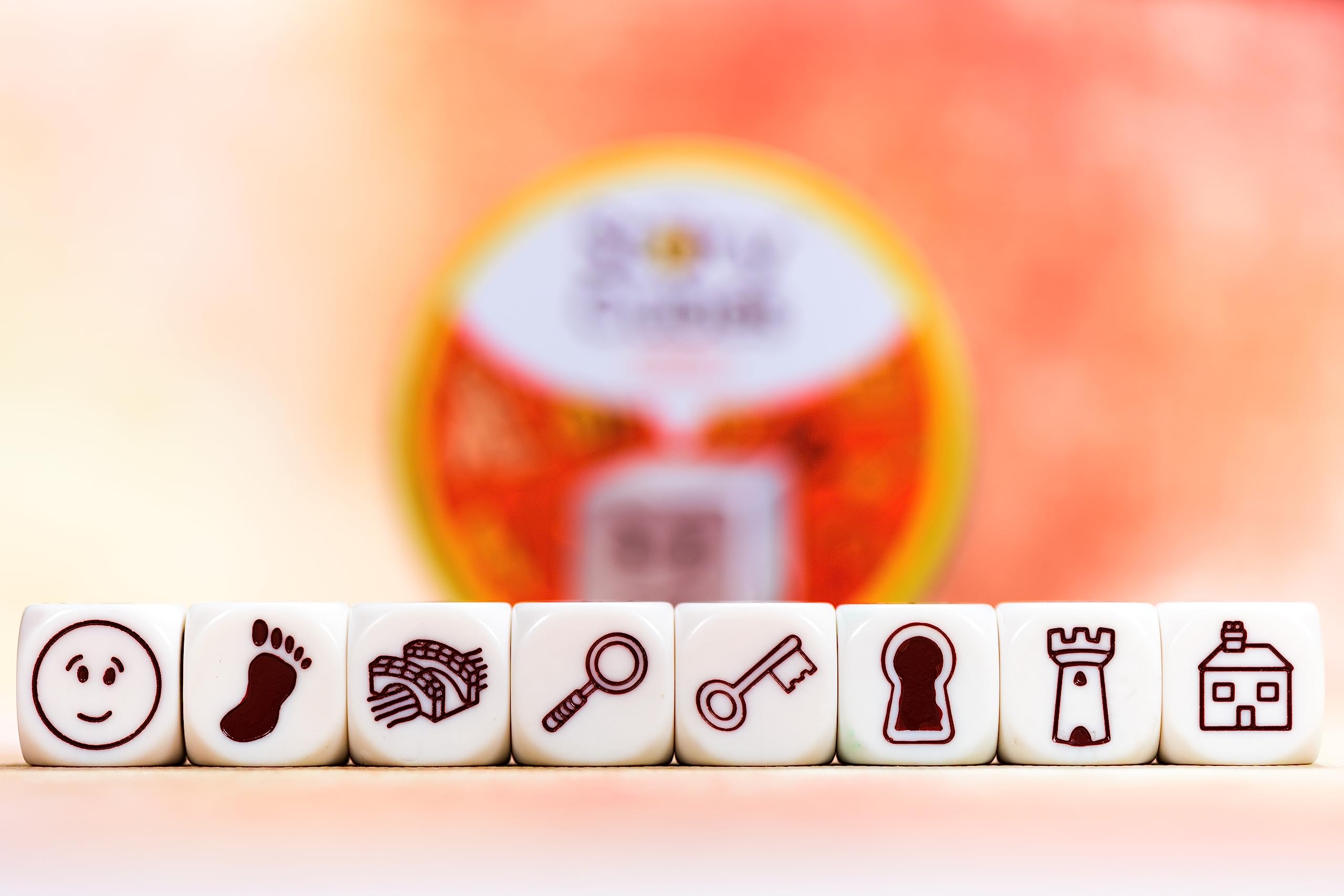 Asmodee Rory's Story Cubes Classic – Eco-Friendly Tin Box Edition: Creative Storytelling Game for Ages 6+