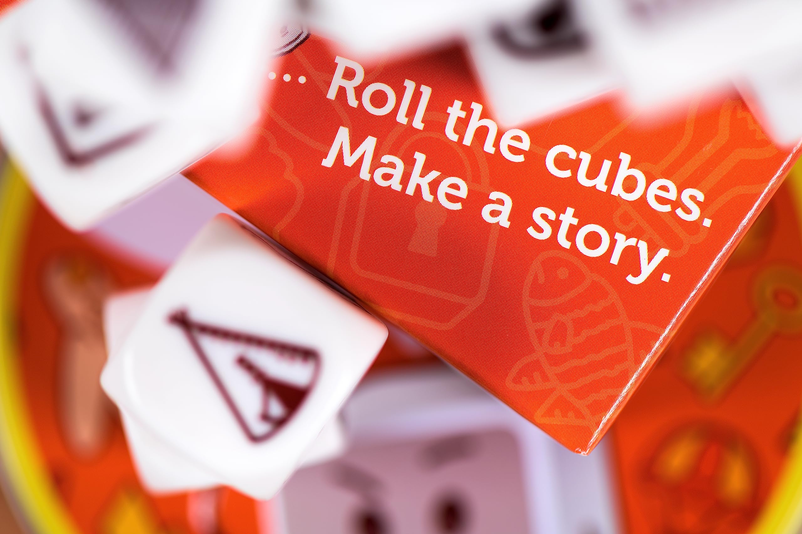 Asmodee Rory's Story Cubes Classic – Eco-Friendly Tin Box Edition: Creative Storytelling Game for Ages 6+