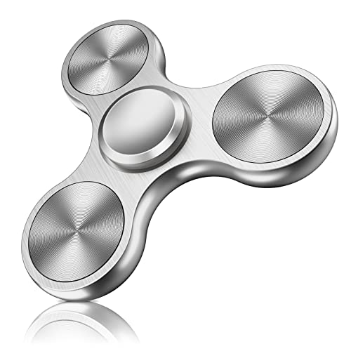 ATESSON Fidget Spinner – Ultra Durable Stainless Steel, 3-5 Minute Spins for Focus and Stress Relief