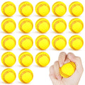 Atiloy 20-Pack Mini Softball Stress Balls – Yellow Foam Squeeze Toys for Stress Relief, Party Favors, Classroom Rewards
