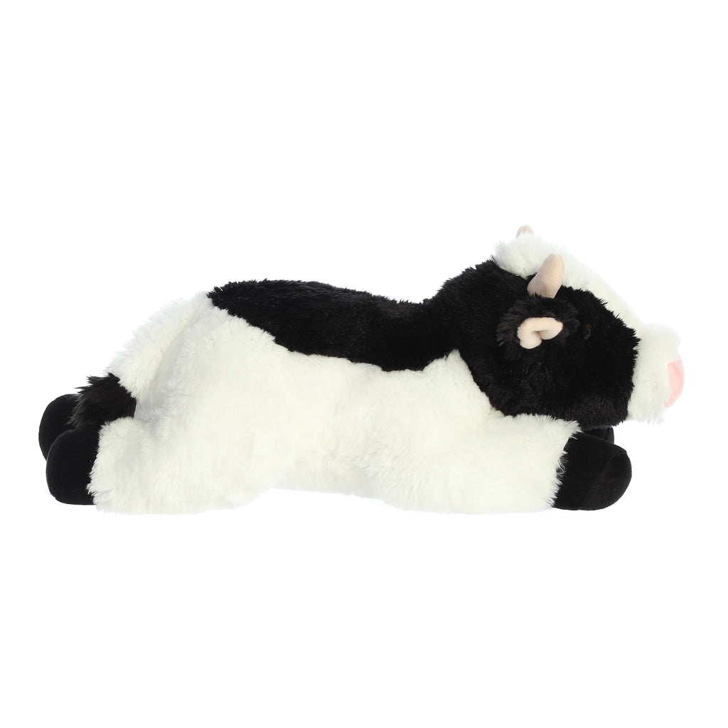 Aurora Adorable Flopsie May Bell Cow Plush Toy - 12 Inches, Soft & Safe for All Ages