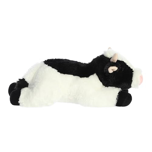 Aurora Adorable Flopsie May Bell Cow Plush Toy - 12 Inches, Soft & Safe for All Ages