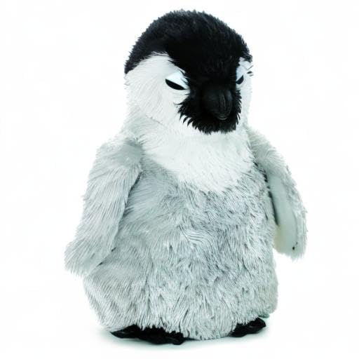 Aurora Baby Emperor Penguin Mini Flopsie Plush – Soft 7-Inch Stuffed Animal for Cuddles and Play