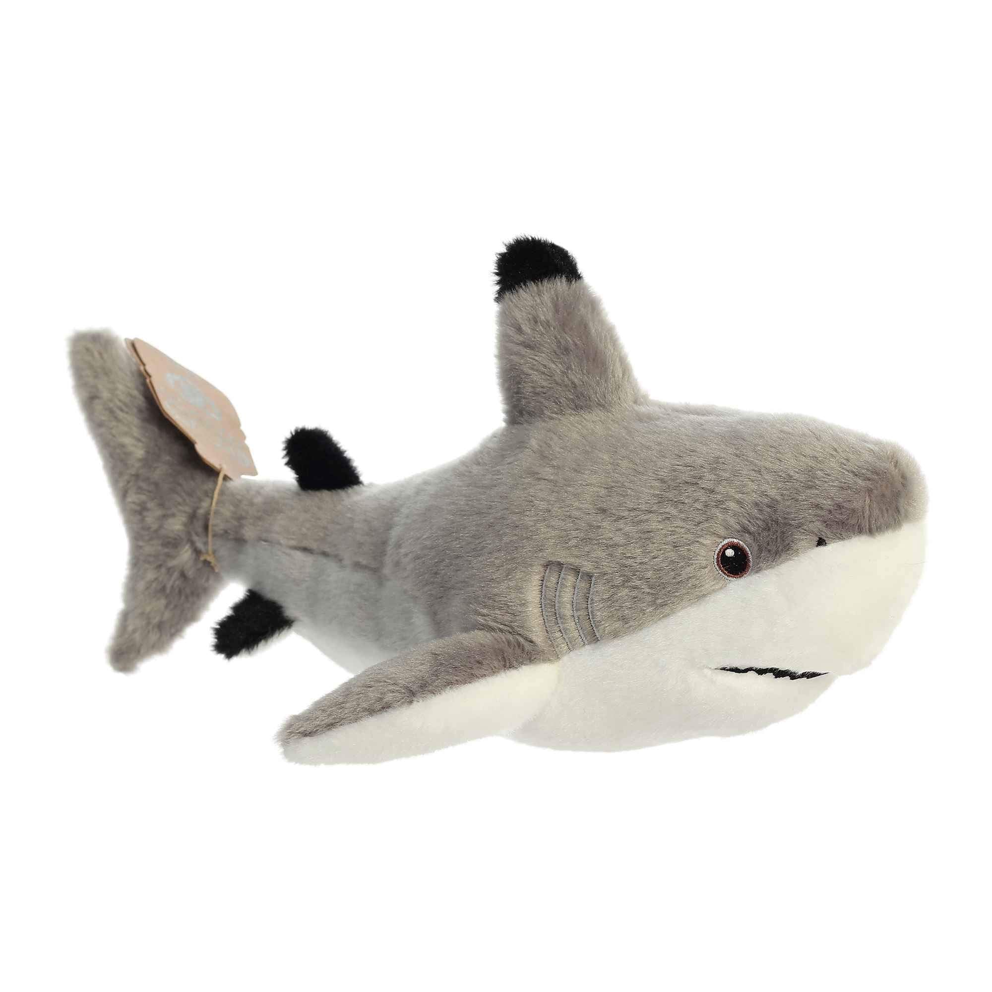 Aurora Eco Nation Blacktip Shark Stuffed Animal – 15-Inch Sustainable Plush Made from Recycled Materials