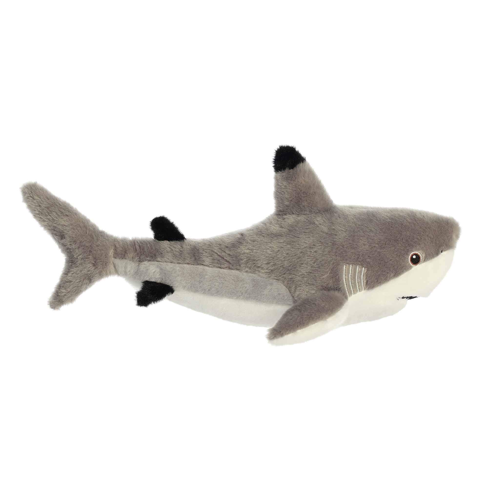 Aurora Eco Nation Blacktip Shark Stuffed Animal – 15-Inch Sustainable Plush Made from Recycled Materials