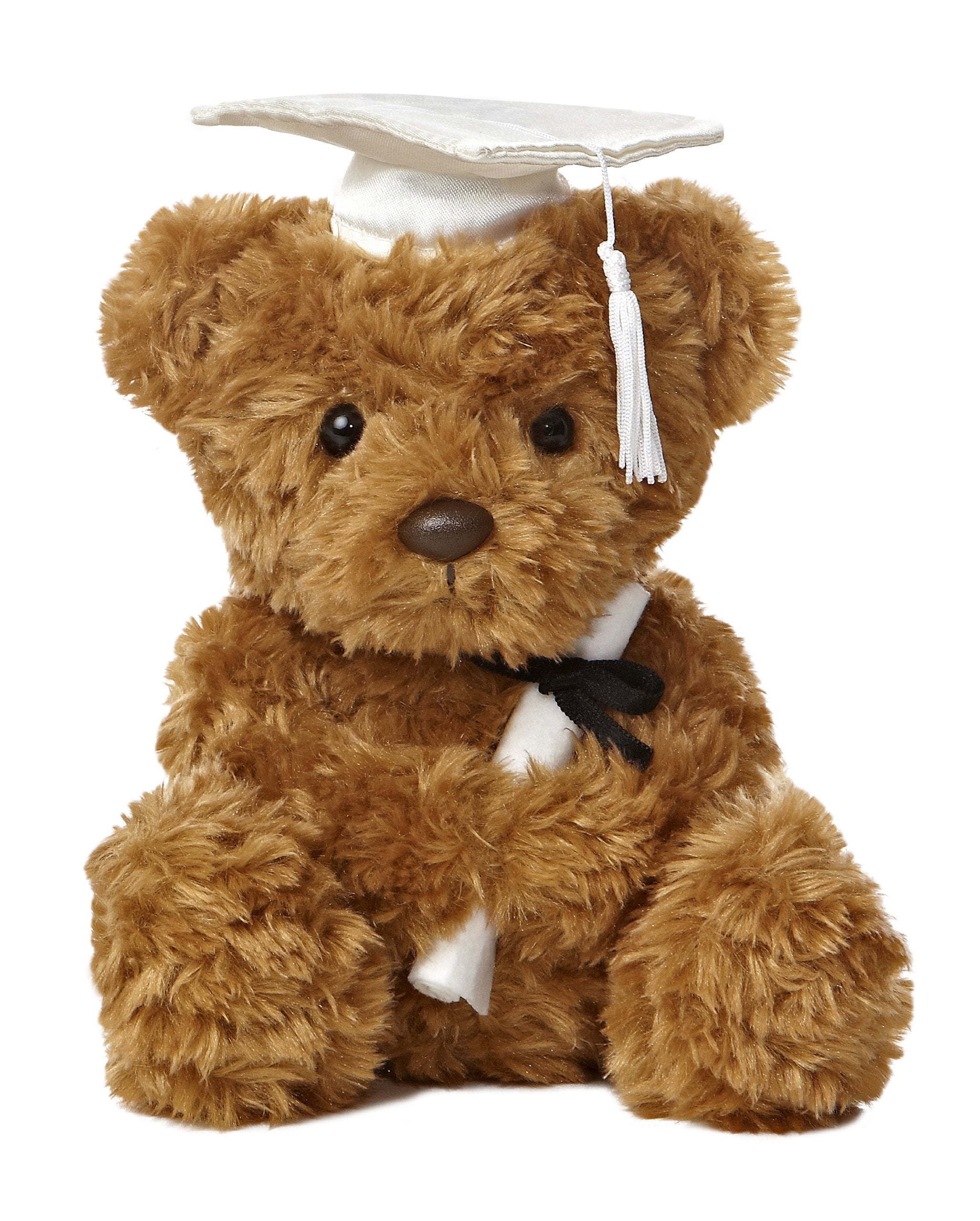 Aurora Graduation Bear Plush – 8.5-Inch Soft Keepsake with Cap and Diploma