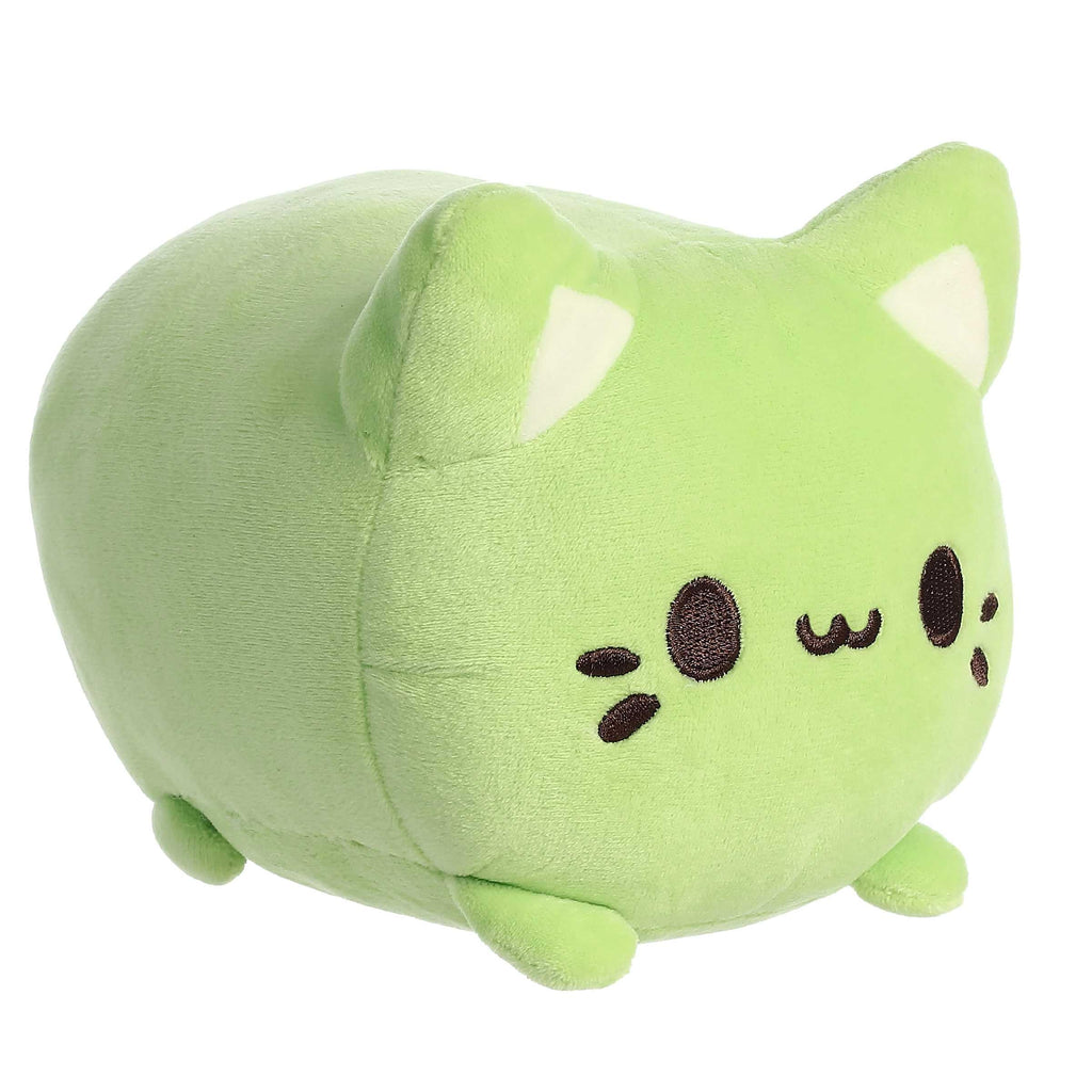 Aurora Green Tea Meowchi Plush - 7 Inch Soft Stuffed Animal with Bean Pellets
