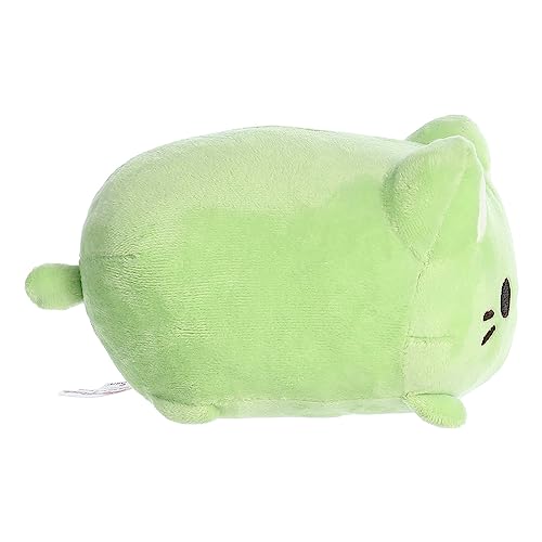 Aurora Green Tea Meowchi Plush - 7 Inch Soft Stuffed Animal with Bean Pellets