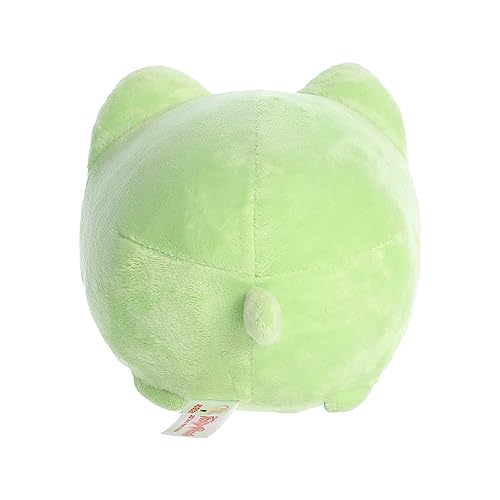 Aurora Green Tea Meowchi Plush - 7 Inch Soft Stuffed Animal with Bean Pellets