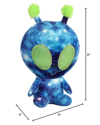 Aurora Interstellar Galactic Cuties Nebula Light Up Alien Stuffed Animal - Blue 8 Inches
