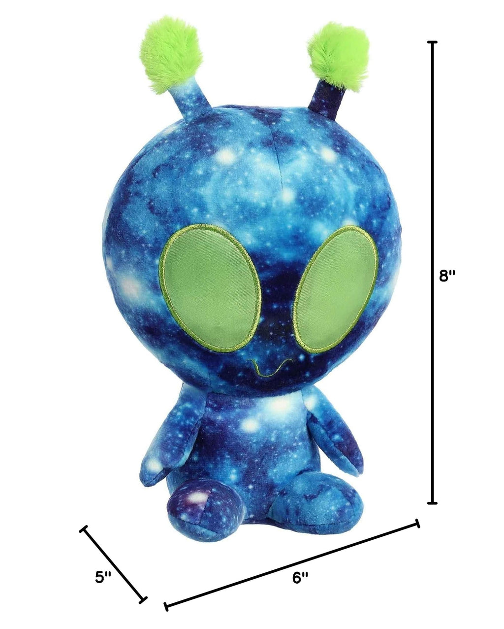 Aurora Interstellar Galactic Cuties Nebula Light Up Alien Stuffed Animal - Blue 8 Inches
