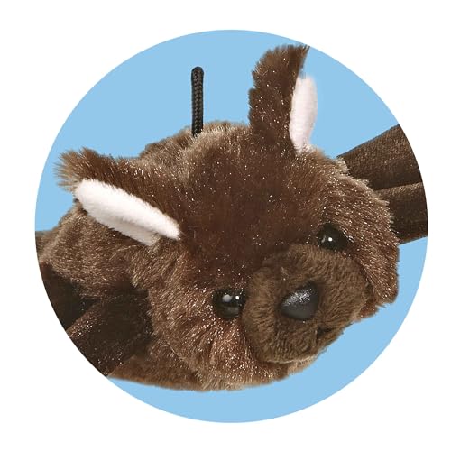 Aurora Mini Flopsie Bat Stuffed Animal - 12-Inch Soft Plush, Belly-Down Design for Cuddling